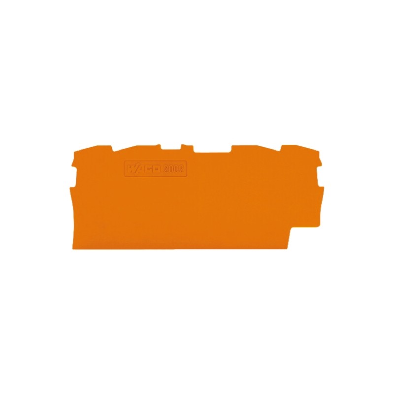 10 pcs - Wago TOPJOB S, 2002 Series End and Intermediate Plate for Use with 2002 Series Terminal Blocks