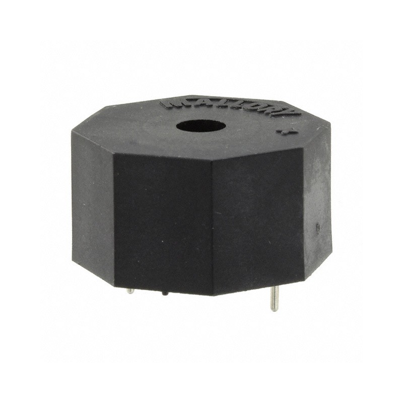 1 pcs : MSE14LCH2 - Buzzers Indicator, Internally Driven Piezo 50mA 3.85kHz 85dB @ 7V, 30cm Through Hole PC Pins
