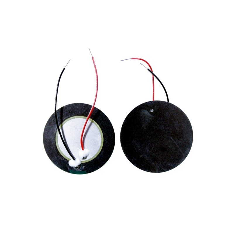 5 pcs : FT-23G-3.5A1W035 SS316 - 3.5 kHz Standard Buzzer Element 30V p-p 0.906' Dia (23.00mm)