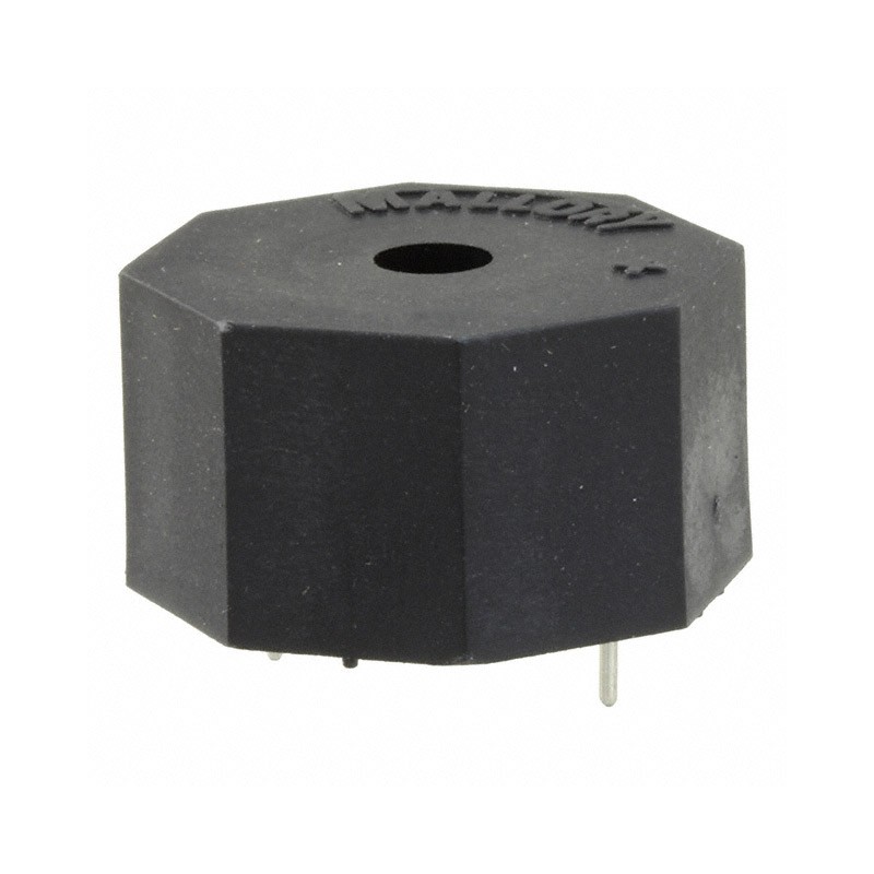 1 pcs : MSE14LSU2 - Buzzers Indicator, Internally Driven Piezo 50mA 3.9kHz 85dB @ 7V, 30cm Through Hole PC Pins