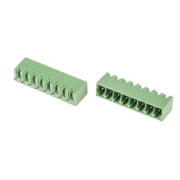 10 pcs - RS PRO 3.81mm Pitch 8 Way Pluggable Terminal Block, Header, Through Hole, Solder Termination