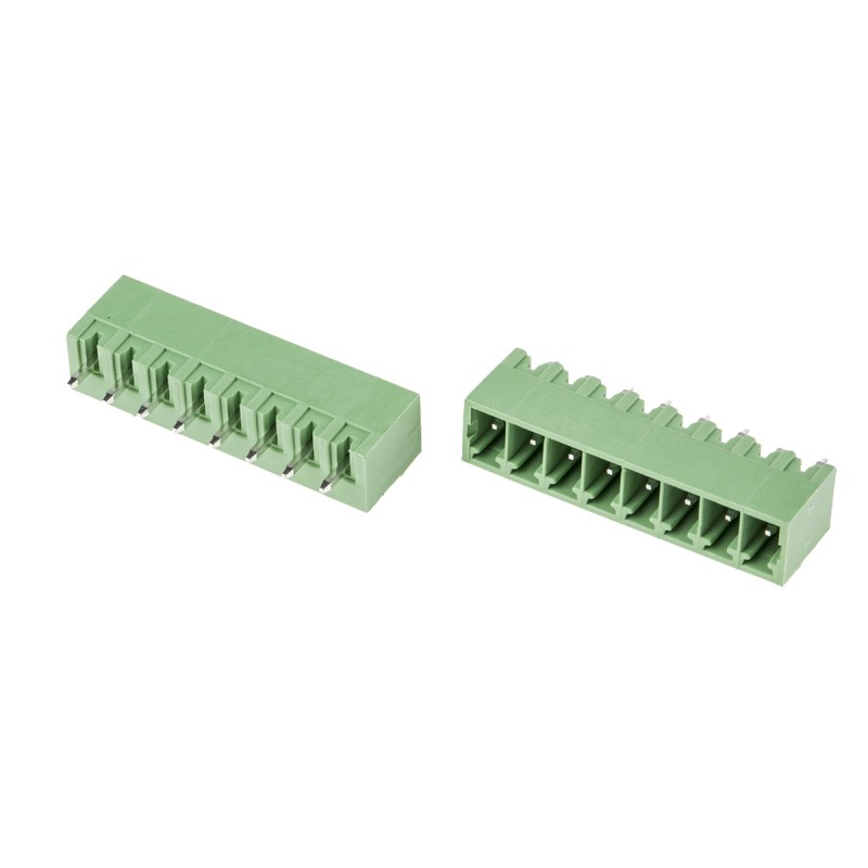 10 pcs - RS PRO 3.81mm Pitch 8 Way Pluggable Terminal Block, Header, Through Hole, Solder Termination