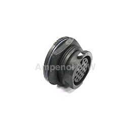 1 pcs - Amphenol Industrial Circular Connector, 18 Contacts, Front Mount, Socket, Female, IP68, X-Lok Series
