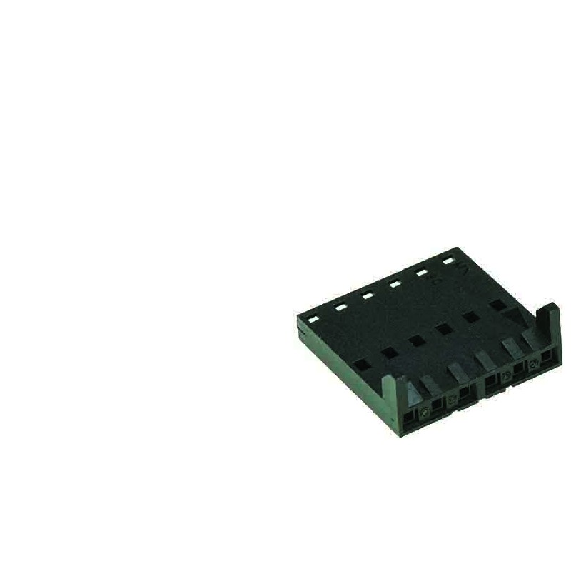 10 pcs - Molex, SL Female Connector Housing, 2.54mm Pitch, 5 Way, 1 Row