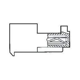 1 pcs - TE Connectivity 4-Way IDC Connector Socket for Cable Mount, 1-Row