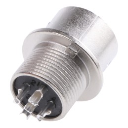 1 pcs - Hirose HR10 Series Female Panel Mount Circular Connector, 5 contacts Socket