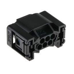 10 pcs - TE Connectivity, Micro Quadlok System Automotive Connector Socket 6 Way, Crimp Termination