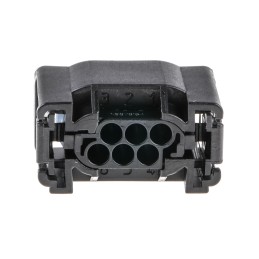 10 pcs - TE Connectivity, Micro Quadlok System Automotive Connector Socket 6 Way, Crimp Termination
