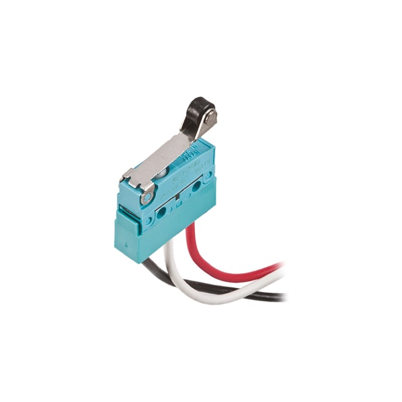 1 pcs - Panasonic Roller Lever Micro Switch, Pre-wired Terminal, 2 A @ 30 V dc/250 V ac, SP-CO, IP67