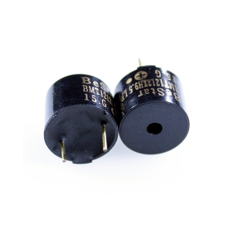 5 pcs : BMT1212XH9.5 - Buzzers Magnetic 12 V 30mA 2.3kHz 85dB @ 12V, 10cm Through Hole PC Pins