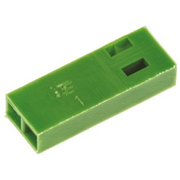 10 pcs - TE Connectivity, AMPMODU MOD IV Female Connector Housing, 2.54mm Pitch, 2 Way, 1 Row