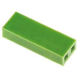 10 pcs - TE Connectivity, AMPMODU MOD IV Female Connector Housing, 2.54mm Pitch, 2 Way, 1 Row