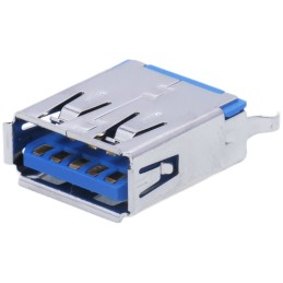 1 pcs - Molex Straight, Through Hole, Socket Type A 3.0 USB Connector