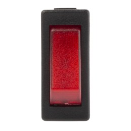 1 pcs - Arcolectric (Bulgin) Ltd Illuminated SPST, On-Off Rocker Switch Panel Mount