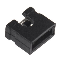 250 pcs - ASSMANN WSW Jumper Female Straight Black Open Top 2 Way 1 Row 2.54mm Pitch