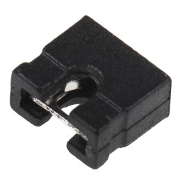 250 pcs - ASSMANN WSW Jumper Female Straight Black Open Top 2 Way 1 Row 2.54mm Pitch