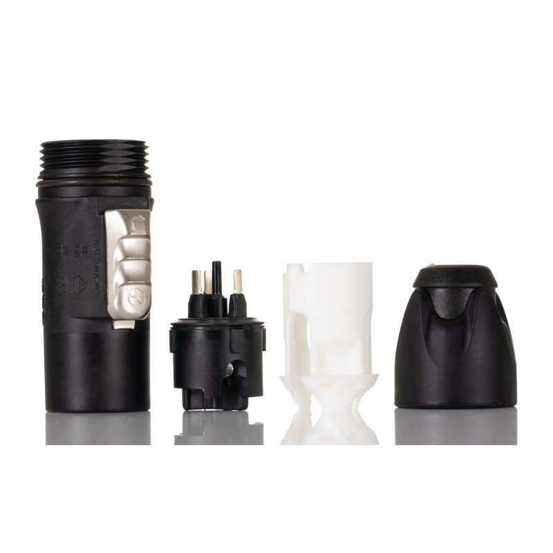 1 pcs - Neutrik Mains Plug, 16A, Cable Mount, 250 V