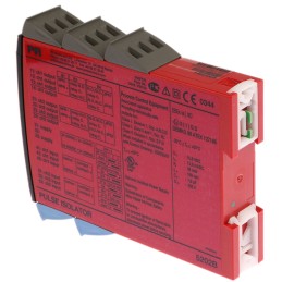1 pcs - PR Electronics 2 Channel Galvanic Barrier, Pulse Isolator, Relay Output, ATEX, IECEx
