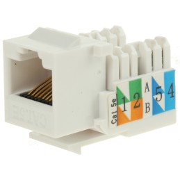 1 pcs - RS PRO Cat5e RJ45 24 Port Jack, UTP Shielding