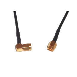 1 pcs - Telegartner Male SMA to Male SMA Coaxial Cable, 1m, RG174 Coaxial, Terminated