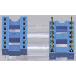 1 pcs - Yamaichi 2.54mm Pitch 8 Way, Through Hole IC Dip Socket, 1A