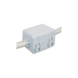 1 pcs : SS28B2037 - Ferrite Clamp On Cores Box Sleeve Snap Gray .350'ID 200@100