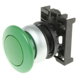1 pcs - Eaton RMQ Titan M22 Series Green Momentary Push Button Head, 22mm Cutout, IP69K