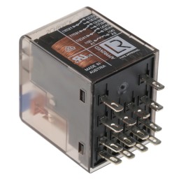 1 pcs - TE Connectivity Plug In Power Relay, 24V dc Coil, 6A Switching Current, 4PDT