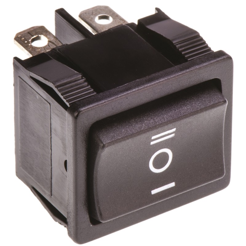 1 pcs - TE Connectivity DPDT, (On)-Off-(On) Rocker Switch Panel Mount