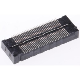 1 pcs - Samtec QSH Series Straight Surface Mount PCB Socket, 60-Contact, 2-Row, 0.5mm Pitch, Solder Termination