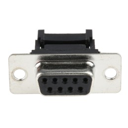 1 pcs - RS PRO 9 Way Cable Mount D-sub Connector Socket, 2.77mm Pitch