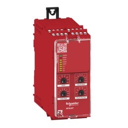1 pcs - Schneider Electric 3-Channel Emergency Stop Safety Relay, 48 - 230V ac/dc, 7 Safety Contacts