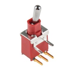 1 pcs - RS PRO Toggle Switch, PCB Mount, On-On, SPDT, Through Hole Terminal