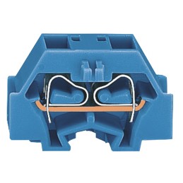 10 pcs - Wago 260 Series Blue Modular Terminal Block, 1.5mm², Single-Level, Cage Clamp Termination, ATEX, IECEx
