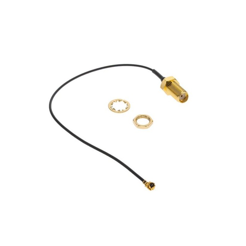 1 pcs - RS PRO MHF1 to Female SMA Coaxial Cable, 152mm, Terminated