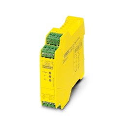 1 pcs - Phoenix Contact Dual-Channel Two Hand Control Safety Relay, 24V ac/dc, 2 Safety Contacts
