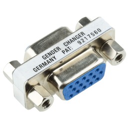 1 pcs - Roline D Sub Adapter Female 15 Way D-Sub to Female 15 Way D-Sub