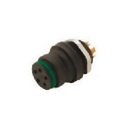 1 pcs - Binder Circular Connector, 8 Contacts, Panel Mount, Miniature Connector, Socket, Female, IP67, 720 Series