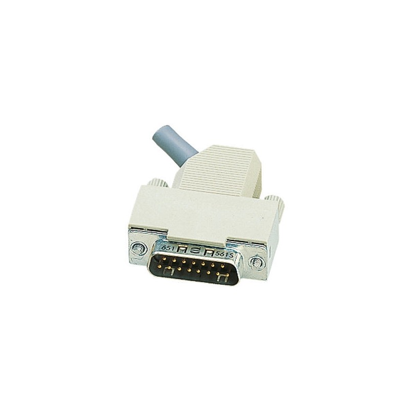 1 pcs - Harting D-sub Series Polymer Right Angle D Sub Backshell, 37 Way, Strain Relief