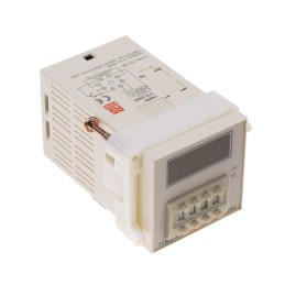 1 pcs - RS PRO Plug In Timer Relay, 12 - 48V dc, 1-Contact, 99.99s, 1-Function, SPDT