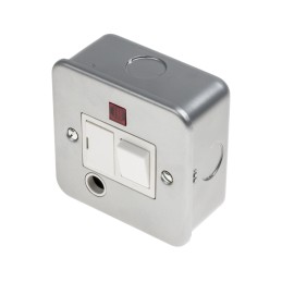 1 pcs - RS PRO 13A, 2 Gang Switched Fused Spur