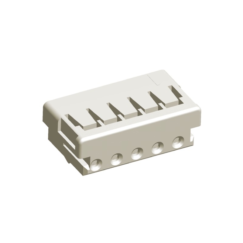 10 pcs - TE Connectivity, AMP CT Female Connector Housing, 2mm Pitch, 5 Way, 1 Row