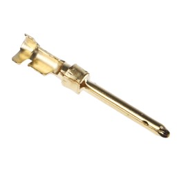 10 pcs - TE Connectivity, AMPLIMITE HDP-20 Series, size 20 Male Crimp D-sub Connector Contact, Gold over Nickel Signal, 24