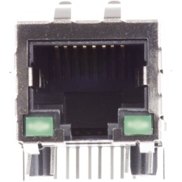 1 pcs - Halo Electronics FastJack Series Female RJ45 Connector, Through Hole