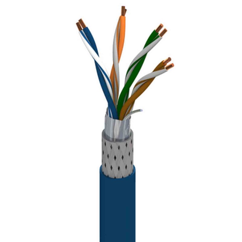1 Reel of 305 M - Belden Cat5e Ethernet Cable, SF/UTP, Black PVC Sheath, 305m, Flame Retardant