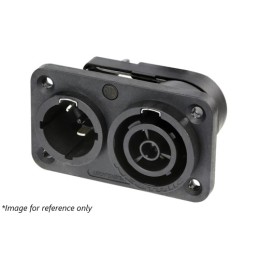 1 pcs - Neutrik Mains Sockets, 16A, Panel Mount, 250 V