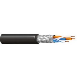 1 Reel of 305 M - Belden Cat5e Ethernet Cable, SF/UTP, Black FRNC Sheath, 305m, IEC 60332-1