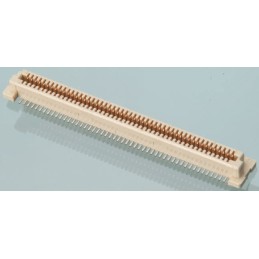 1 pcs - Amphenol Communications Solutions Bergstak Series Straight Surface Mount PCB Socket, 120-Contact, 2-Row, 0.8mm Pitch,