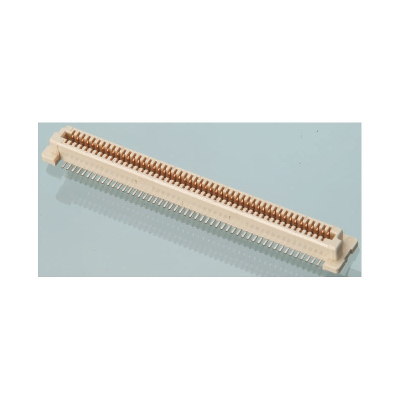 1 pcs - Amphenol Communications Solutions Bergstak Series Straight Surface Mount PCB Socket, 120-Contact, 2-Row, 0.8mm Pitch,