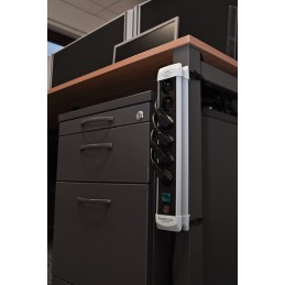 1 pcs - Type E - French 4 Gang Distribution Unit, 1.8m Cable, No, 16A, 230 V, No, Surge Protected